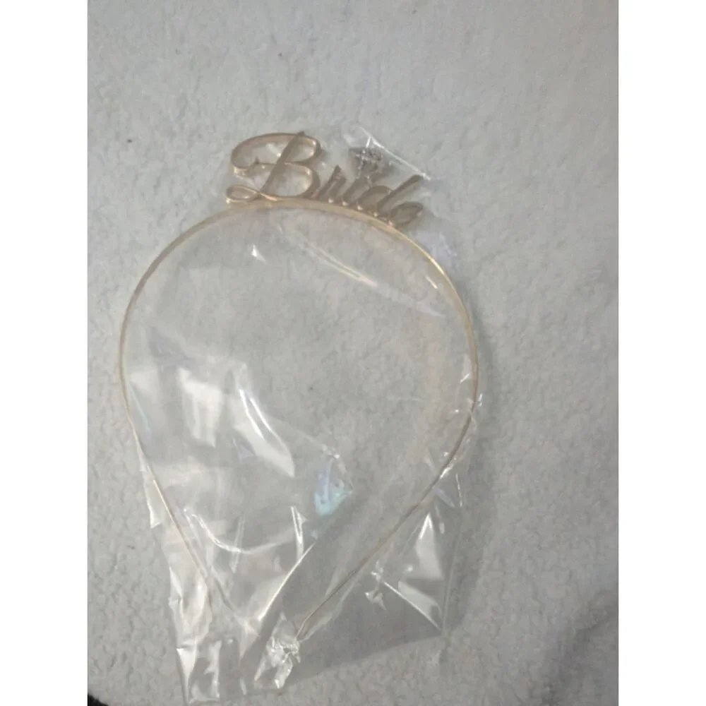 Gold-Tone 'Bride' Wedding 